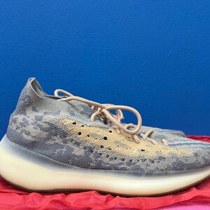 Adidas Yeezy Boost 380 sneaker in the "Pyrite" colorway